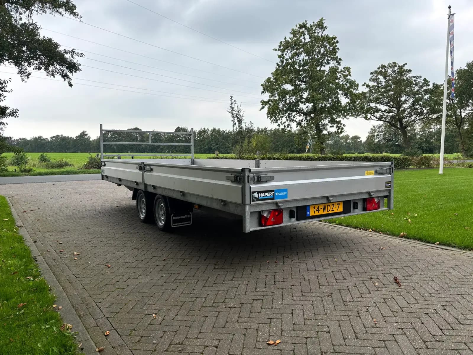 Hapert XL plateauwagen